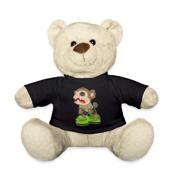 Singe Halloween Zombie - Nounours - noir - Devant
