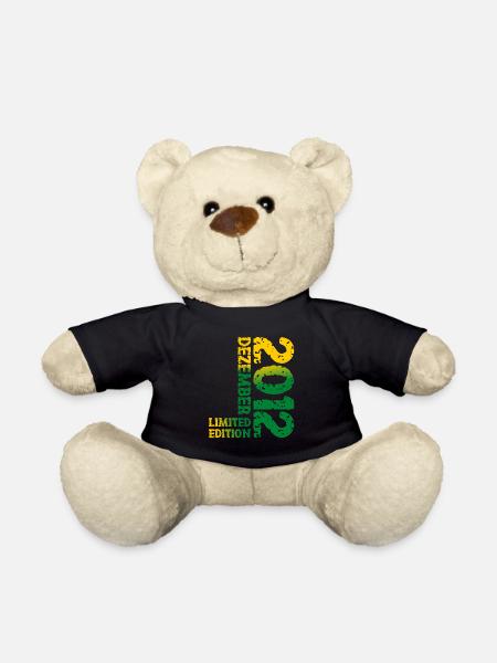 2012 December Limited Edition 11th Birthday Decoration - Teddy Bear - black