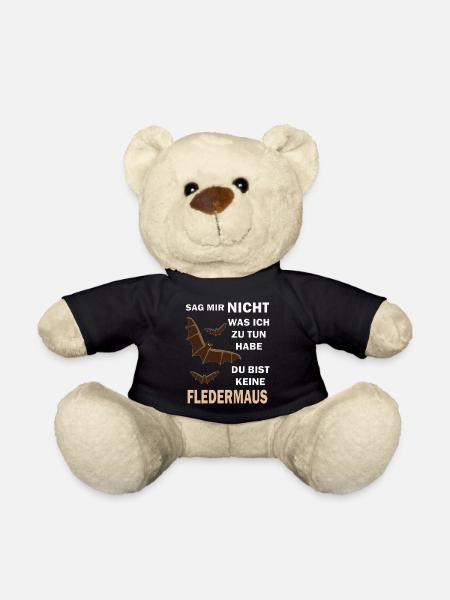 DU BIST KEINE FLEDERMAUS - Teddy - Schwarz