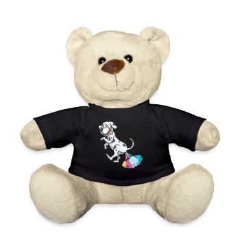 Deutsche Dogge Regenbogenfurz - Teddy - Schwarz - Vorne