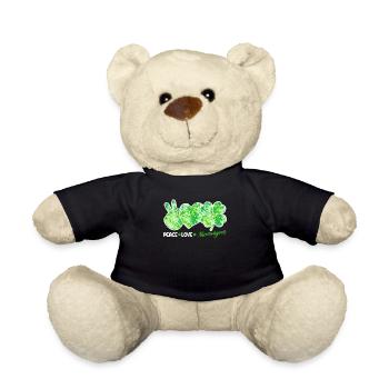 Frieden Liebe Shenanigans Happy Saint Patricks Day - Teddy - Schwarz - Vorne