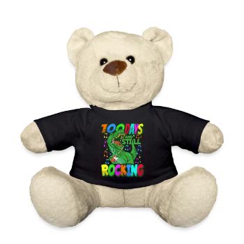 100th Day of School Dino Costume 100 Days of School - Teddy Bear - black - Front