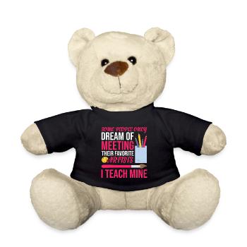 Meeting Their Favorite Artists, I Teach Mine 7 - Teddy Bear - black - Front