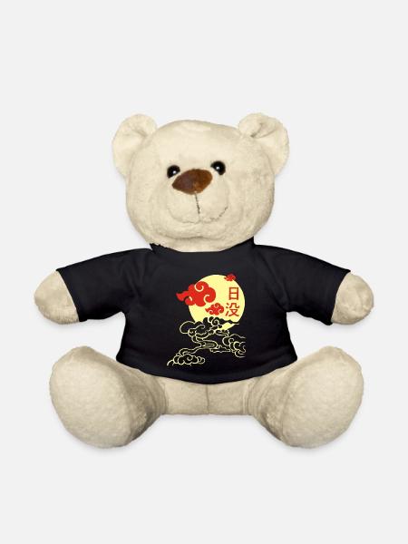 Manga sunset - Teddy Bear - black