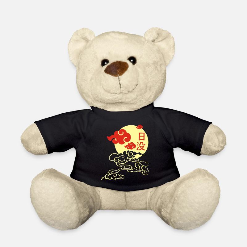 Manga Sonnenuntergang - Teddy - Schwarz