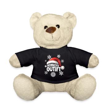 Tenue de Noël - Nounours - noir - Devant