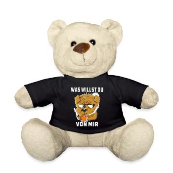 WAS WILLST DU VON MIR - Teddy - Schwarz - Vorne