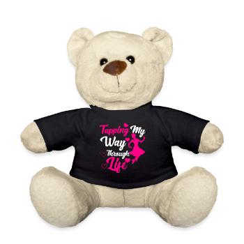 Appréciation du professeur de claquettes pour les filles - Nounours - noir - Devant