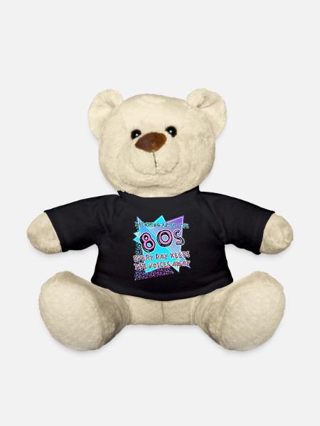 80s Retro Joke 1980 - Teddy - Schwarz