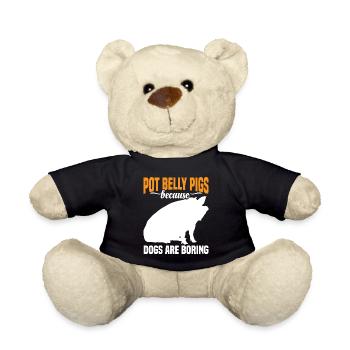Pot Belly Pig Geschirr Und Leine Pot Belly Pig - Teddy - Schwarz - Vorne