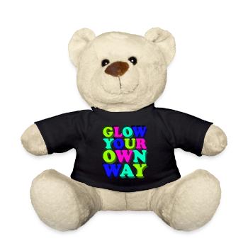 Shine Your Way - Colorful Fun - Teddy Bear - black - Front