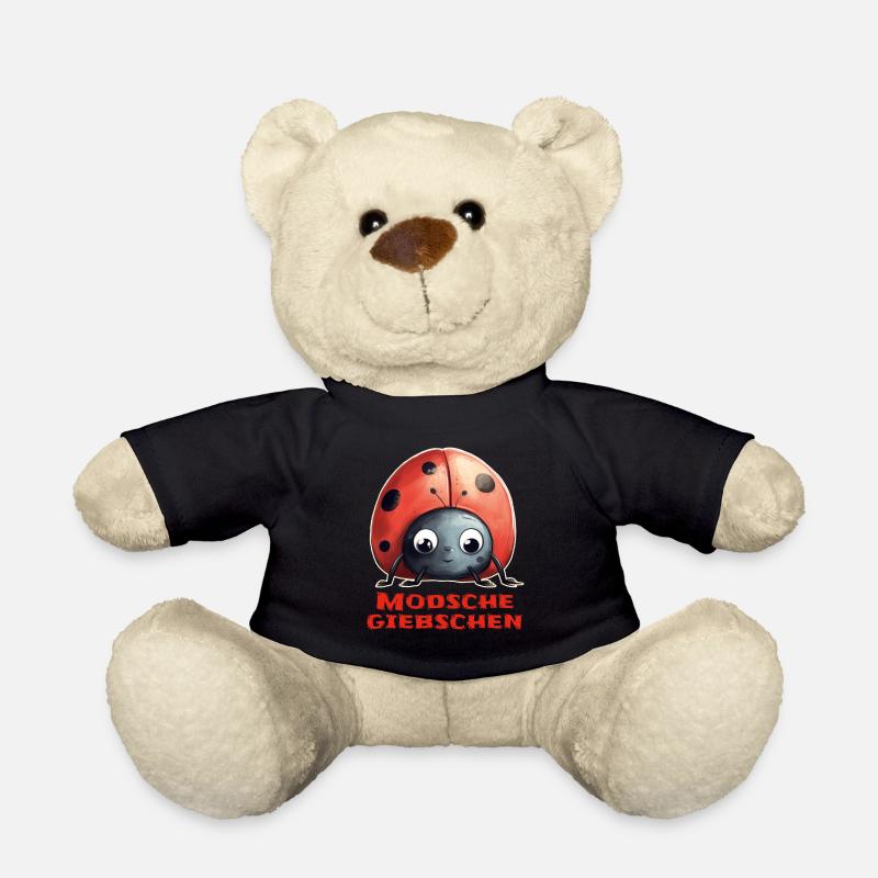 Modschegiebchen Marienkäfer - Teddy - Schwarz