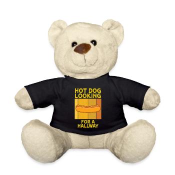 Hot Dog auf der Suche nach einem Flur - Teddy - Schwarz - Vorne