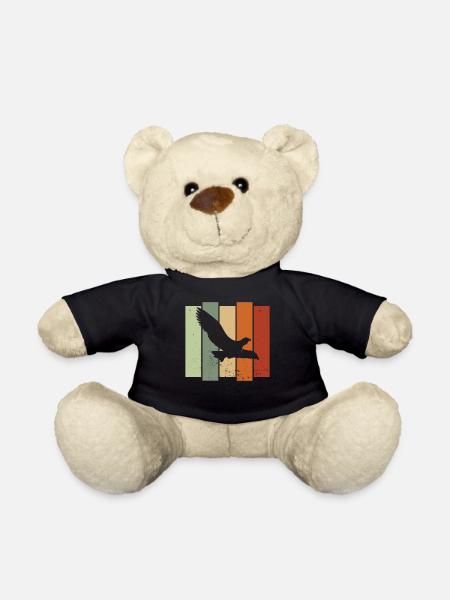 Falcon Retro Vogelbeobachtung Vogelbeobachter - Teddy - Schwarz