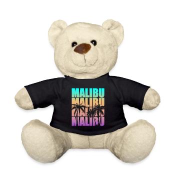 Malibu Sommer Vibes Tropenflair - Teddy - Schwarz - Vorne