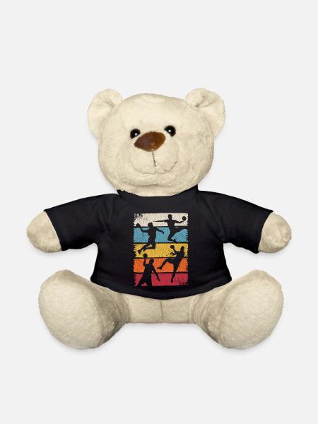 Handball Sport Coach Turnier Ball Sportfan Handbal - Teddy - Schwarz