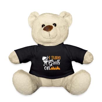 Ich Schalte Grills Ein - Teddy - Schwarz - Vorne