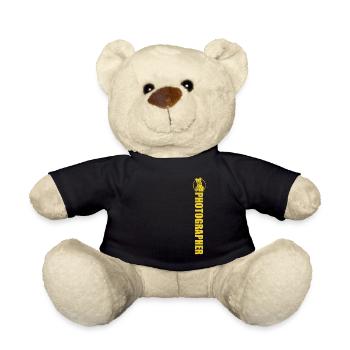 Landscape Photographer, Nature Photographer, Animal Photographer - Teddy Bear - black - Front