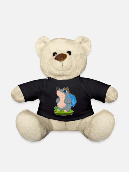 Maulwurf Wanderer Rucksack Wandern - Teddy - Schwarz