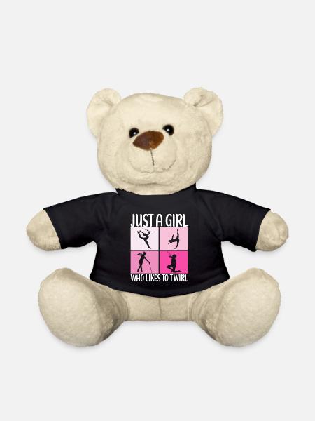 Majorette Gymnastique Majorettes Bâton Twirling - Nounours - noir