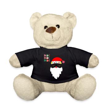 HO HO HO - Teddy - Schwarz - Vorne