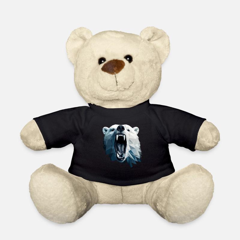 Ours polaire de style géométrique - Nounours - noir