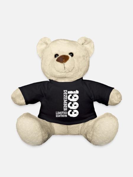1999 Dezember Limited Edition 24. Geburtstag Deko - Teddy - Schwarz