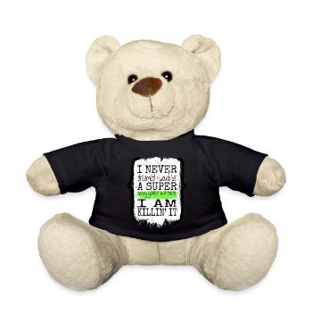 humor golfcoachgift happy golf golf coach - Teddy Bear - black - Front