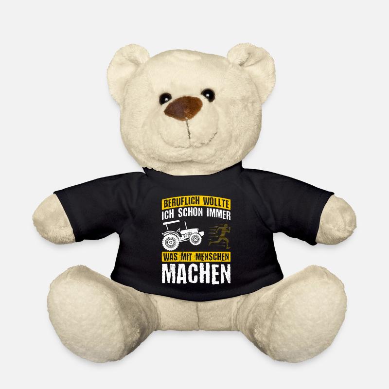Beruf Landwirt Traktor Halloween Landwirt Bauer Tr - Teddy - Schwarz