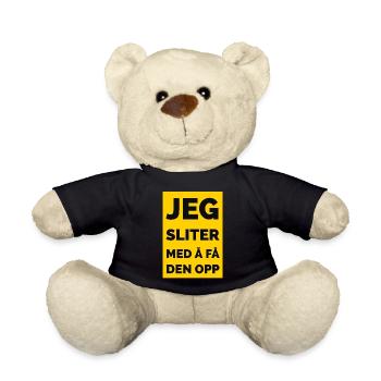 I'm struggling to get it up - Teddy Bear - black - Front