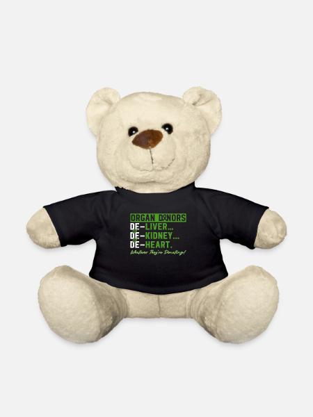 Don d’organes Greffe d’organes Don d’organes - Nounours - noir