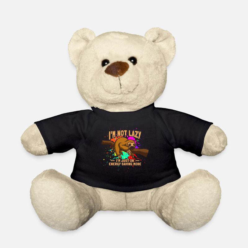 I'm not lazy - Teddy Bear - black