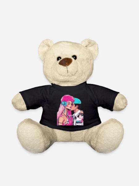 Anime-Liebe ist grenzenlos - Teddy - Schwarz
