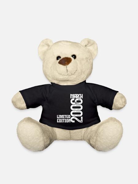 März 2006 Geburtstagsgeschenk. März 2006. März - Teddy - Schwarz