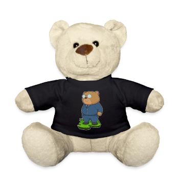 Bär Bräutigam Anzug Hochzeit - Teddy - Schwarz - Vorne