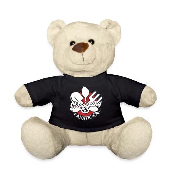 Gardening Gardening Fanatic - Teddy Bear - black - Front