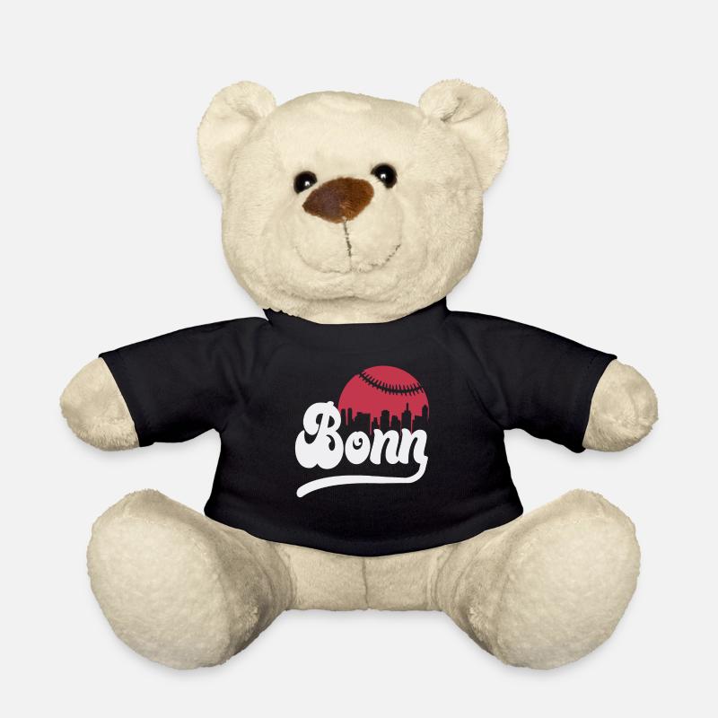 Baseball skyline Bonn - Teddy - Schwarz