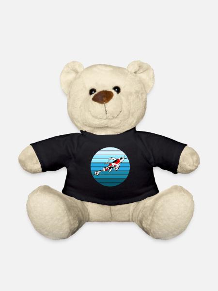 Eleganter Koi Karpfen Zen-Garten - Teddy - Schwarz