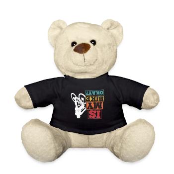 BMX Radfahren Fahrrad Geschenk Fahrrad BMX MTB - Teddy - Schwarz - Vorne