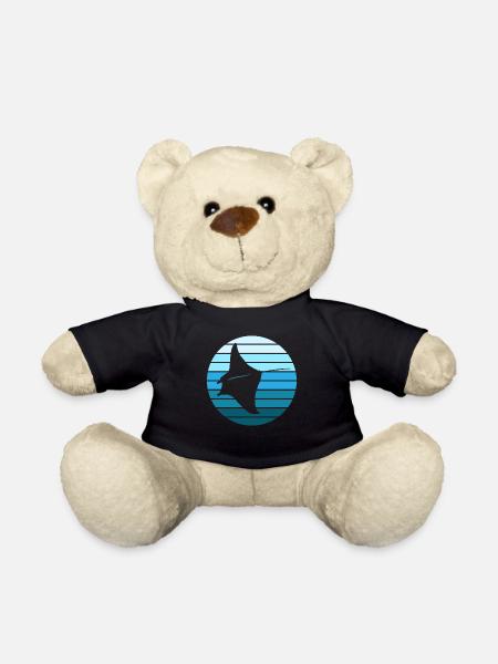 Mantarochen Eleganz im Ozean - Teddy - Schwarz