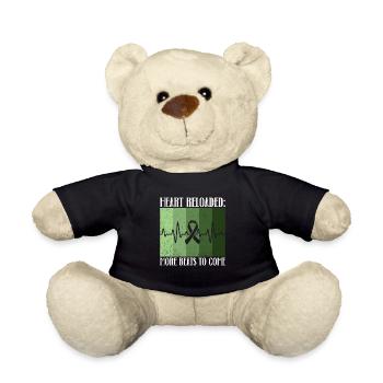 Organspender Herz Organ Transplantation - Teddy - Schwarz - Vorne