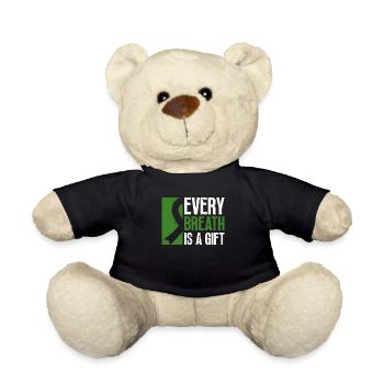 Organ Donor Lunge Organ Transplant - Teddy Bear - black - Front