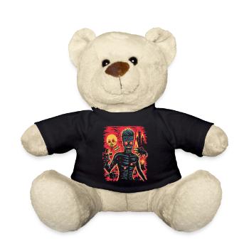 Evil horror has arrived in the city - Teddy Bear - black - Front