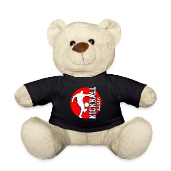 Kickball Kickball All Day - Teddy Bear - black - Front
