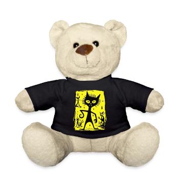Dämonische Katze aus der Hölle - Teddy - Schwarz - Vorne