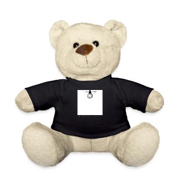 Hoop Basketball Player Hoop Graphic - Teddy Bear - black - Front