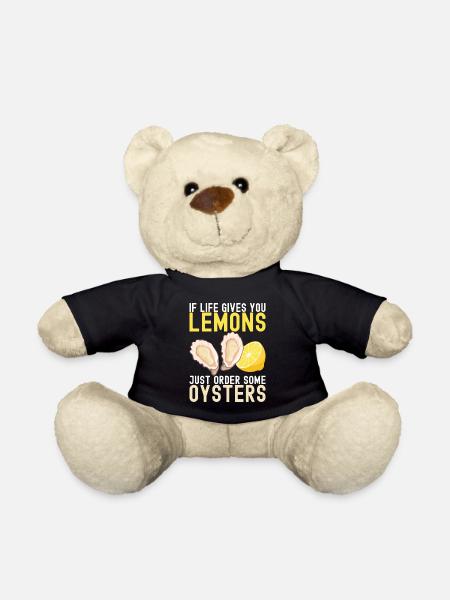 Austern Austernliebhaber - Teddy - Schwarz