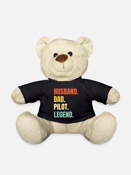 Mari Papa Pilote Légende - Nounours - noir
