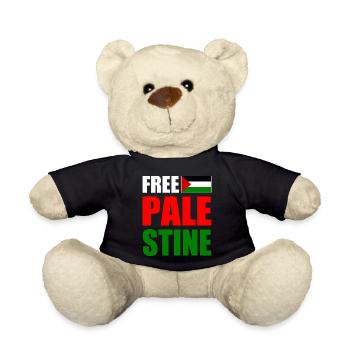 Free palestine - Nounours - noir - Devant