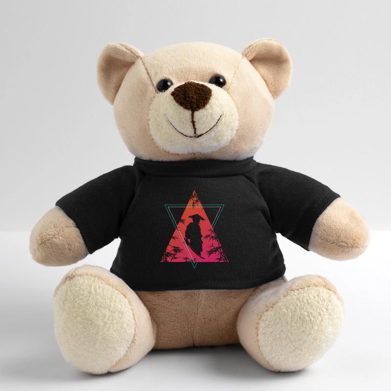 Neon Samurai Moderner Krieger Geist Teddy